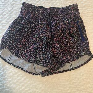 Lululemon Multicolor Floral 3 Inch Shorts